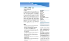 Filtrasorb - 820 - Granular Activated Carbon - Brochure