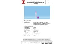 Microvette - Model 20.1331.100 - Violet Cap Tubes - Brochure