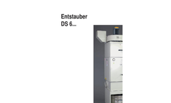 Model DS 6 - Dust Extractors -  Brochure