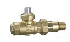AVK - Model 343/60-001 - Service Connection Brass Ball Valve