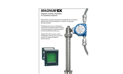 MSR Magmeter - Model Magnum EX - Magnetic Insertion Flowmeter for Hazardous Locations - Brochure