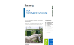 Bosman - Model RHR - Bar Screen Cleaner - Brochure