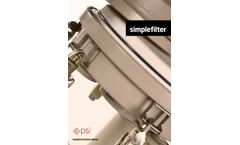 PSL - SimpleFilter - Nutsche Filter Dryer System - Brochure