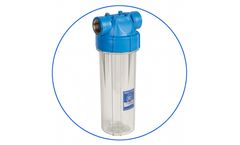 Model FHPRx-B-AQ - 10 Inch In Line Filter Housing With Pressure Relief Valve