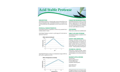 Acid Stable Protease Brochure