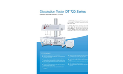 Erweka - Model DT Light Series - Dissolution Tester -  Brochure