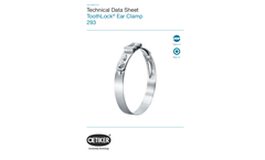 ToothLock 293 Ear Clamp - Technical Data Sheet