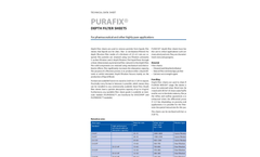 Purafix - Depth Filter Sheets Datasheet