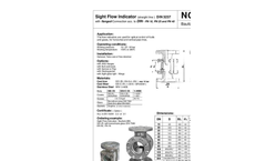 Bauform 880 Sight Flow Indicator Brochure