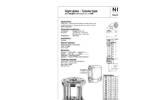 Bauform 20 Tubular Type Sight Glass Brochure