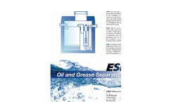 ESEP - Concrete Grease Separators - Brochure