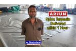 PVC Coated Nylon Tarpaulins - Delivered in One Hour, Direct from Factory Sharing of Mr. Grovindraj. - Video
