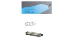 TP Tangential Fans TA-TE-60 - Brochure