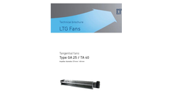 TP Tangential Fans GA 25 / TA 40 - Brochure