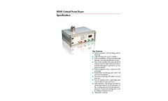 K850 Critical Point Dryer Specification- Brochure