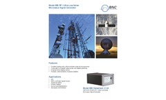 865 RF / Ultra Low Noise Microwave Signal Generator - Datasheet