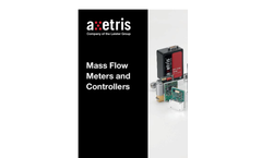Axetris - Mass Flow Meters and Controllers - Brochure