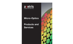 Axetris - Micro-Optics - Products and Services - Brochure