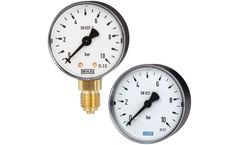 WIKA - Model 111.10, 111.12 - Bourdon Tube Pressure Gauge, Copper Alloy