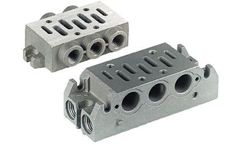 API - Model ISO 5599/1 - Sub Bases Pneumatically Operated Control Valve