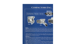 Chute Fed Compactors - Model 520SS Brochure