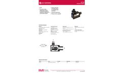 Norgren - Model M/1339 - Electro-Mechanical Pressure Switch Pneumatic - Brochure