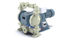 Ran Pump - Model EM - E40E-PS - 1 1/2`` (38.1mm) PP Body Diaphragm Pump