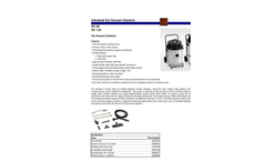 Krahnen - Model NEF - Acid Vacuum Cleaner - Brochure