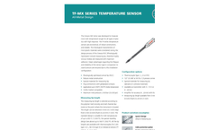 TF-MX - Temperature Sensor, All-Metal Design – Information Sheet