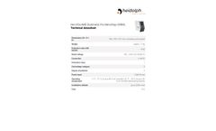 Heidolph - Model Hei-VOLUME Distimatic Pro G9BXL - Benchtop Continuous Distillation System -Brochure