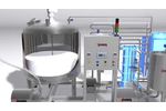 Inoxpa Dairy Product Manufacturing Miniplant with blender and reception unit - video
