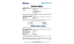 Hydranautics - Model PRO-XS1 - Extra Ion Selectivity Nanofiltration Membranes - Brochure