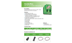 Model VP2-PH - Peristaltic Tube Pump - Datasheet