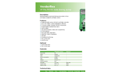 Verderflex - VP Pro PH-RX - Tube Dosing Pump - Datasheet
