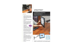 LX Sit-Stand Desk Mount LCD Arm Product Sheet