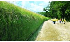 Green Retaining Walls Protect an Advanced Wastewater Treatment Plant from a 500-Year Flood Event