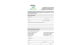 Geoweb Load Support Request for Project Evaluation