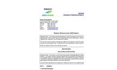 Geoweb CSI-Format Specification (PDF 68 KB) - Brochure