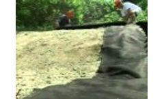Installing a Geotextile Below a Geocell - Video