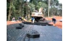 Geoweb Road Installation - Video