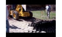 Infilling Geoweb System with Aggregate - Video