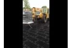 SkyTrak Driving Over GeoTerra GTO Portable Mat System - Video