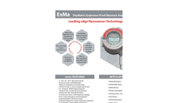 PhyMetrix - Model ExMa - Explosion-Proof Moisture Analyzer  Brochure