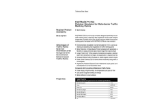 FASTRACK - Model 2706 - Waterborne Traffic Marking Paints Brochure