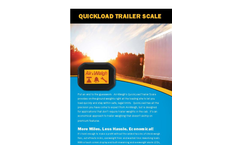 Model QuickLoad series - Trailer Scale Brochure
