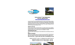 Hydro-Anchor™ - Tent Stabilization System - Brochure