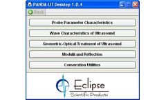 Eclipse Scientific Panda-UT - Ultrasonic Calculator for Non-Destructive Testing