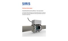 Siris - Ultrasonic Flow Meters for Partially Filled Pipes - Brochure
