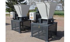 Crushing of glass and glass fibers with Mercodor crushing systems