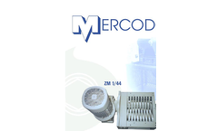 Mercodor - Model Type ZM 1/44 - Waste Shredder System - Brochure